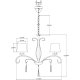 Подвесная люстра Moderli Aramco V2601-5P