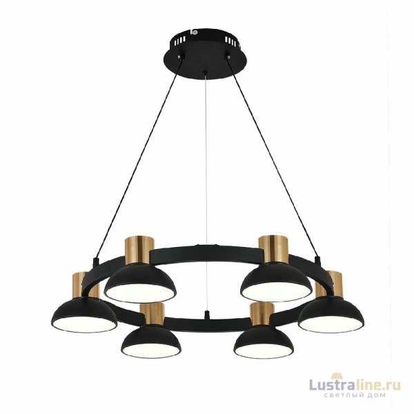 Подвесная люстра Indigo Traforo 11059/6P Black V000182L