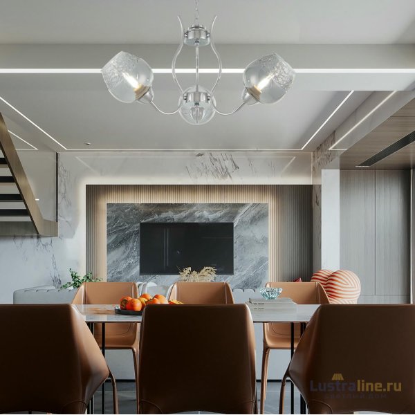 Подвесная люстра Arte Milano Amalfi 337556/3 CR Подвесная люстра Arte Milano Amalfi 337556/3 CR
