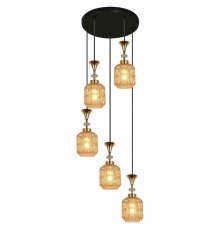 Подвесная люстра Reluce 02003-0.9-05 AMBER