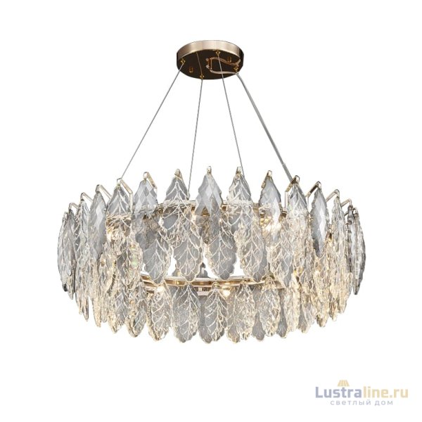 Подвесная люстра Delight Collection D8011P/R-800 gold/smoky