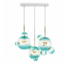 Подвесная люстра Loft IT Bolle 2027-S3 Blue