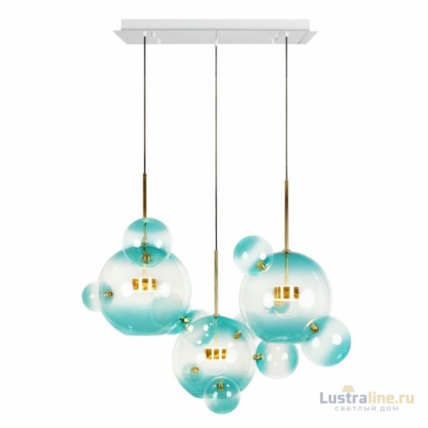 Подвесная люстра Loft IT Bolle 2027-S3 Blue Подвесная люстра Loft IT Bolle 2027-S3 Blue