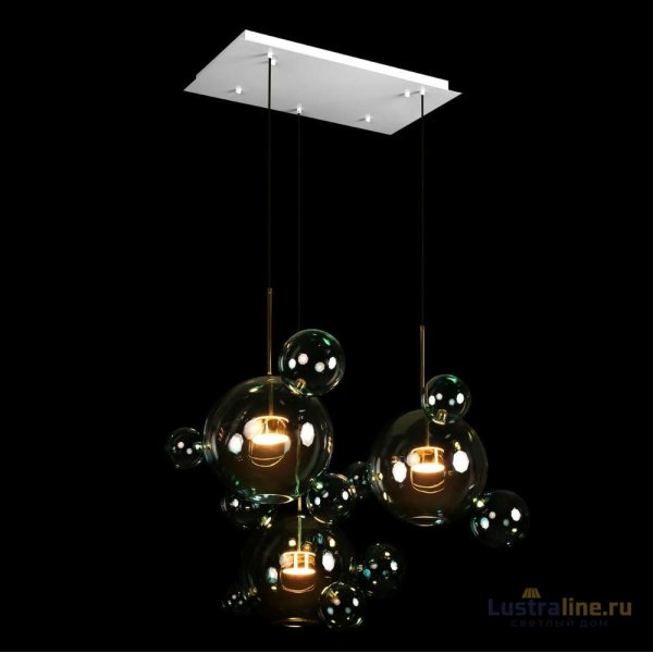 Подвесная люстра Loft IT Bolle 2027-S3 Blue Подвесная люстра Loft IT Bolle 2027-S3 Blue