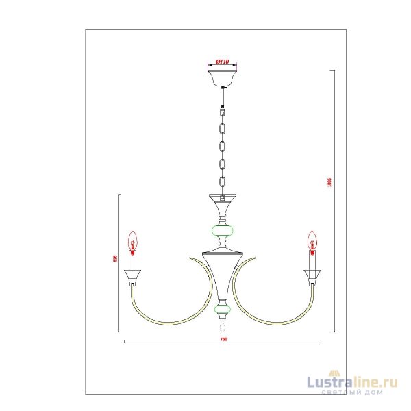 Подвесная люстра Arte Lamp Collinetta A4094LM-8PB Подвесная люстра Arte Lamp Collinetta A4094LM-8PB