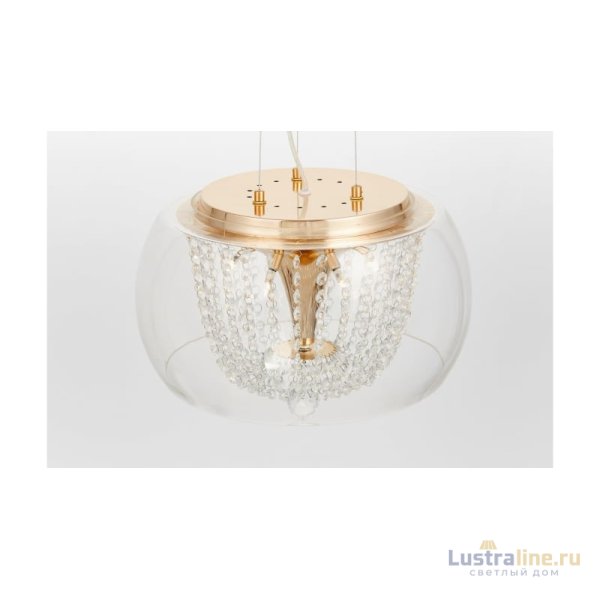 Подвесная люстра Lumina Deco Disposa LDP 7018-400 PR+F.GD