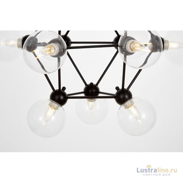 Подвесная люстра Lumina Deco Zodiak LDP 160N-12 BK+PR