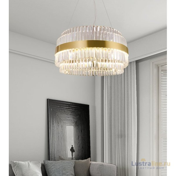 Подвесная люстра Delight Collection Liberty 5515-800 br. titanium gold
