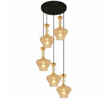 Подвесная люстра Reluce 09004-0.9-05 AMBER