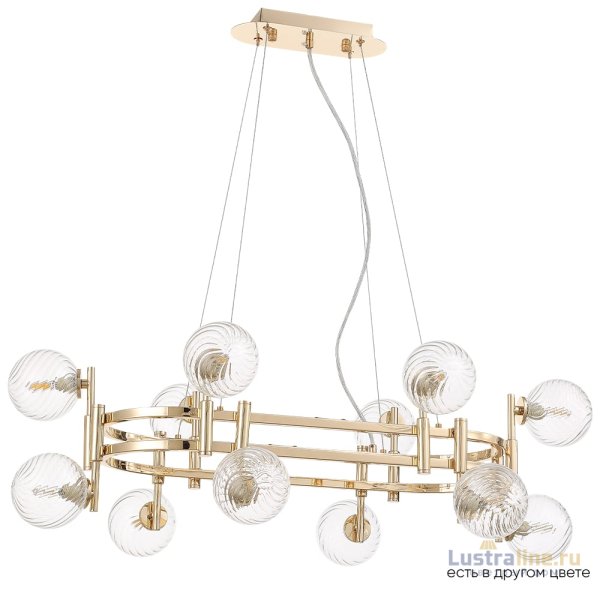 Подвесная люстра Crystal Lux LUXURY SP12L GOLD
