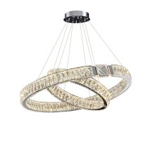 Подвесная люстра Delight Collection D8010P/2R/D800+600 gold/silver Подвесная люстра Delight Collection D8010P/2R/D800+600 gold/silver