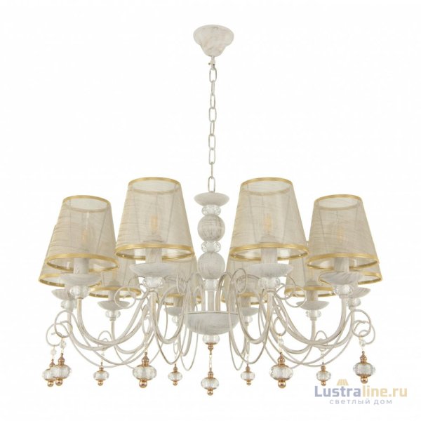Подвесная люстра Arte Milano 347620/10 WT+G Подвесная люстра Arte Milano 347620/10 WT+G
