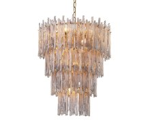 Подвесная люстра DeLight Collection Saint Roch 771197 chrome/smoke
