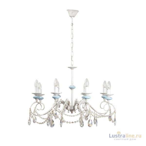 Подвесная люстра Abrasax Christel L.8303-8CREAM/G