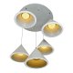 Подвесная светодиодная люстра iLedex Moon WL8858-5 WH