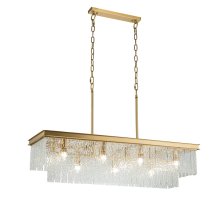 Подвесная люстра Belfast Harland 6308-10C BR CL