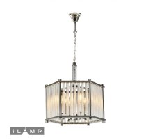 Подвесная люстра iLamp Rich P9509-4 Nickel