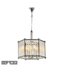 Подвесная люстра iLamp Rich P9509-4 Nickel
