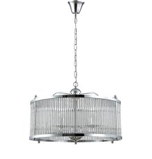 Подвесная люстра Crystal Lux Tadeo TADEO SP6 D600 CHROME/TRANSPARENTE