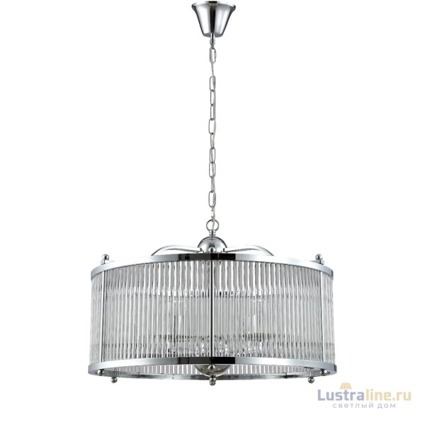 Подвесная люстра Crystal Lux Tadeo TADEO SP6 D600 CHROME/TRANSPARENTE