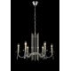 Подвесная люстра Crystal Lux AURELIO SP6 GOLD+CHROME/TRANSPARENT