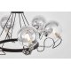 Подвесная люстра Lumina Deco LDP 9110-6 BK+CHR