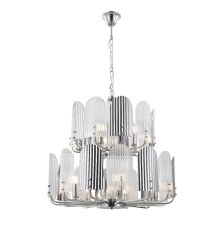 Подвесная люстра iLamp Dolce 15571-12 CR+MULT
