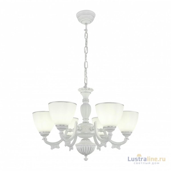 Подвесная люстра Arte Milano 342837/6 WT+SL Подвесная люстра Arte Milano 342837/6 WT+SL
