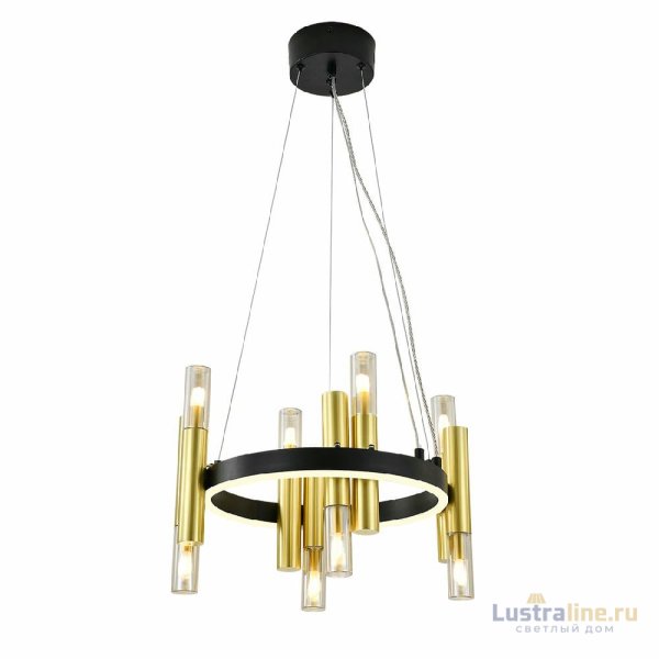 Подвесная люстра Indigo Fiamma 13027/8P Black V000106L Подвесная люстра Indigo Fiamma 13027/8P Black V000106L
