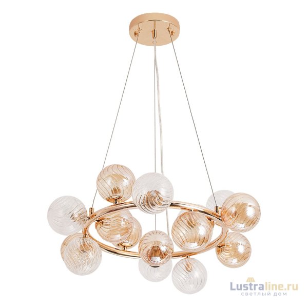 Подвесная люстра Arte Lamp Etereo A5261LM-15GO Подвесная люстра Arte Lamp Etereo A5261LM-15GO