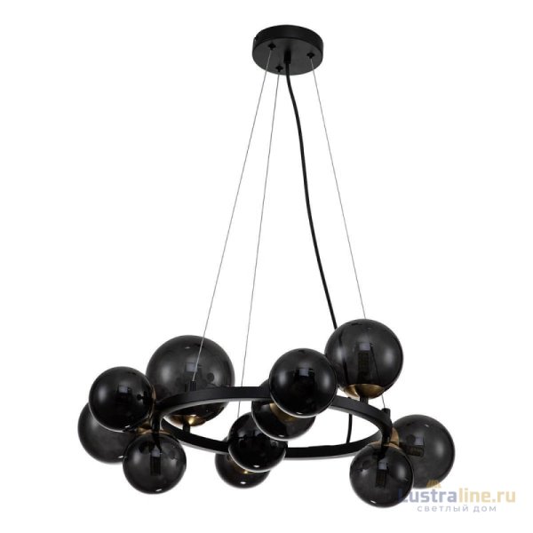 Подвесная люстра Indigo Molecola 11018/11P Black V000195