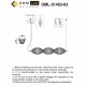 Подвесная люстра Omnilux Paglio OML-51403-03