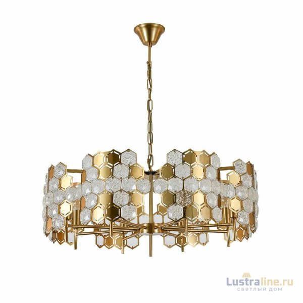 Подвесная люстра Indigo Delizia 12047/8P Brass V000572