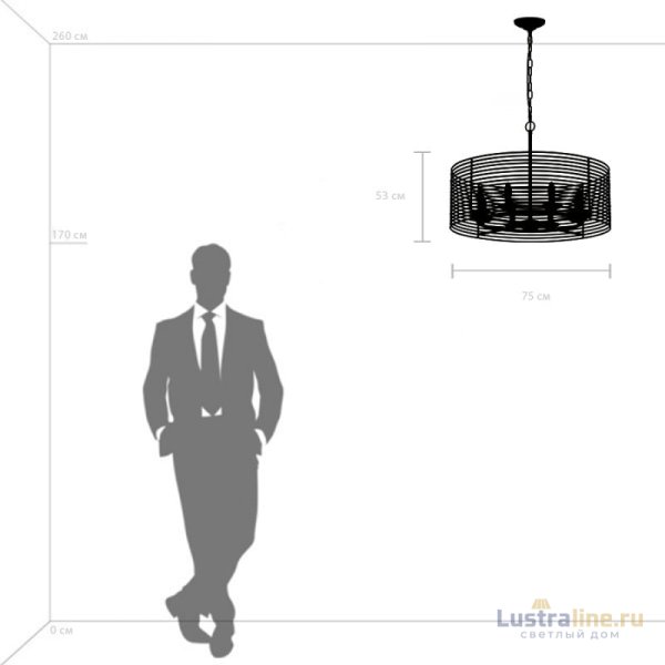 Подвесная люстра Lightstar Zeta 728083 Подвесная люстра Lightstar Zeta 728083
