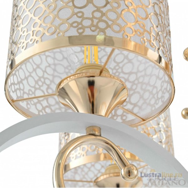 Подвесная люстра Arte Milano Florentia-9787 309787/6 Wh/Gd Подвесная люстра Arte Milano Florentia-9787 309787/6 Wh/Gd
