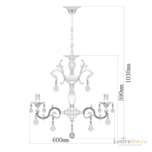 Подвесная люстра MW-Light Свеча 301014706 Подвесная люстра MW-Light Свеча 301014706
