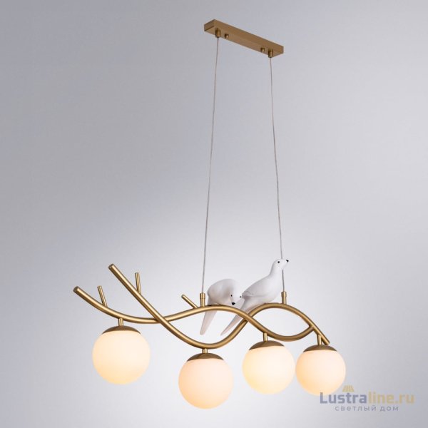 Подвесная люстра Arte Lamp Eltanin A3422SP-4GO