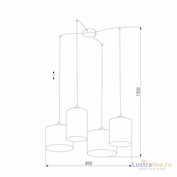 Подвесная люстра TK Lighting 6585 Juta Подвесная люстра TK Lighting 6585 Juta
