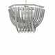 Подвесная люстра Lumina Deco Boscone LDP 7044-550 CHR+GY