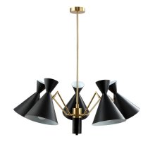 Подвесная люстра Crystal Lux Joven SP5 Gold/Black