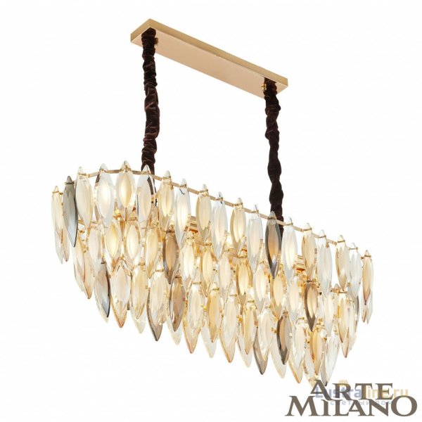 Подвесная люстра Arte Milano 99486.W900.L350.H380.E14.12 G Подвесная люстра Arte Milano 99486.W900.L350.H380.E14.12 G