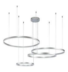 Подвесная люстра Indigo Galass 14001/4P Silver V000016L
