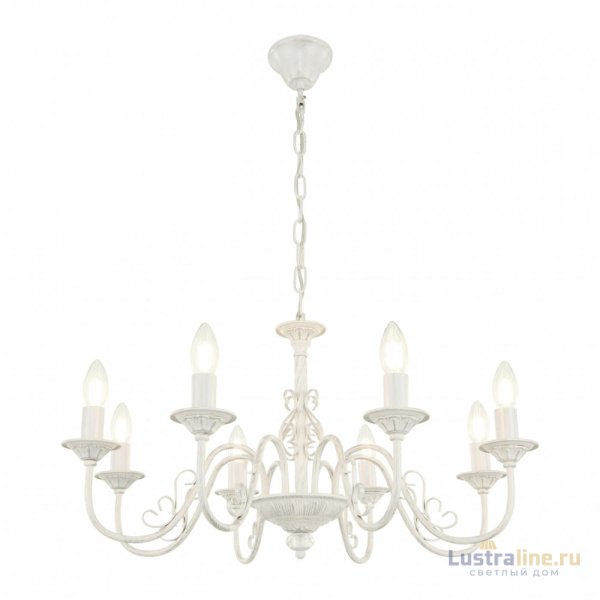 Подвесная люстра Arte Milano 342620/8 WT+SL Подвесная люстра Arte Milano 342620/8 WT+SL