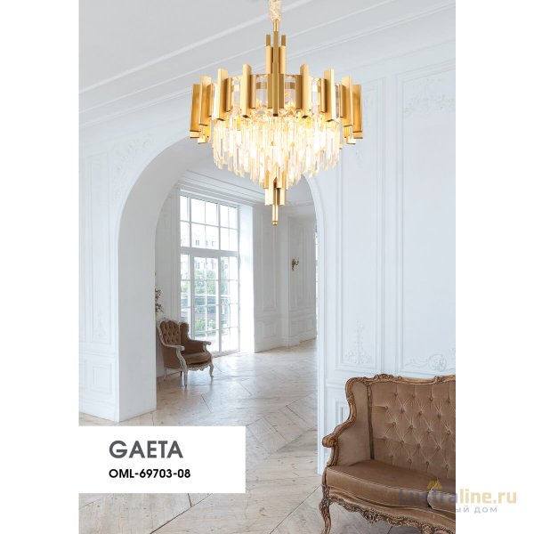 Подвесная люстра Omnilux Gaeta OML-69703-08 Подвесная люстра Omnilux Gaeta OML-69703-08