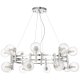 Подвесная люстра Crystal Lux LUXURY SP16 CHROME