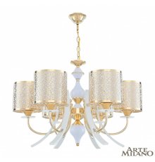 Подвесная люстра Arte Milano Florentia-6067 306067/6 Wh/Gd