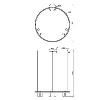 Подвесная люстра Maytoni Satellite MOD102PL-L42WK