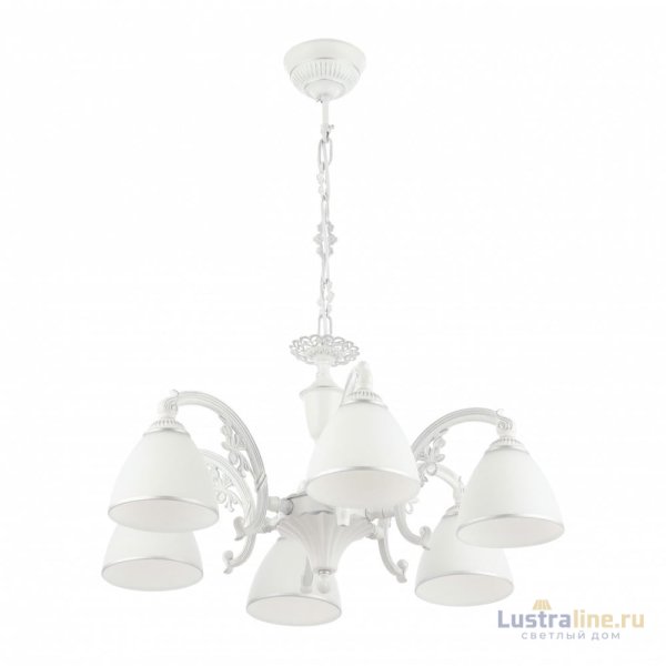 Подвесная люстра Arte Milano 341837/6 WT+SL Подвесная люстра Arte Milano 341837/6 WT+SL