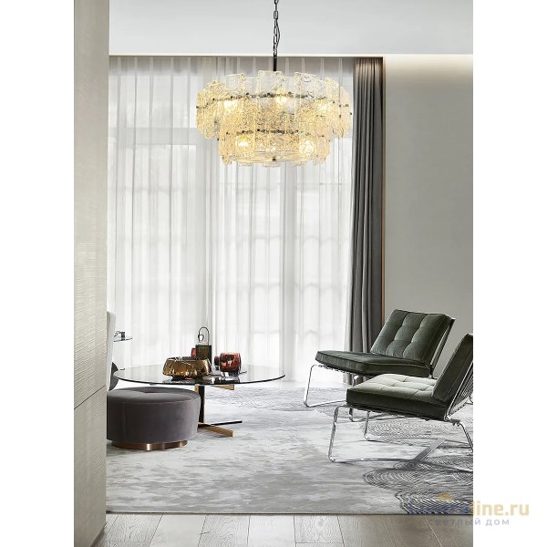 Подвесная люстра Delight Collection BRCH9161WG nickel Подвесная люстра Delight Collection BRCH9161WG nickel