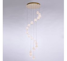 Подвесная люстра DeLight Collection Elliot Diamante MD20001012-18A gold